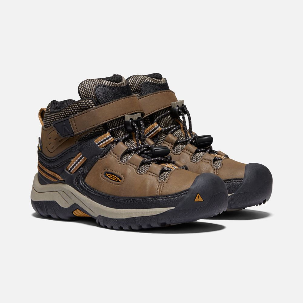 Keen Laarzen Kinderen Bruin/Zwart - Targhee Waterproof - 61704-ELWT